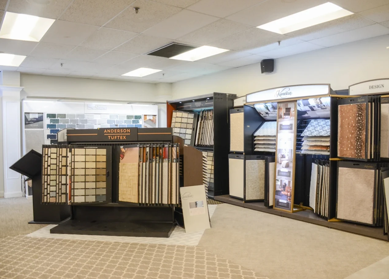 Floor samples at showroom | Carpetland USA Granite & Flooring
