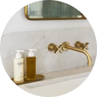 Bathroom Backsplashes | Carpetland USA Granite & Flooring