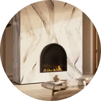 Kitchen Fireplaces | Carpetland USA Granite & Flooring