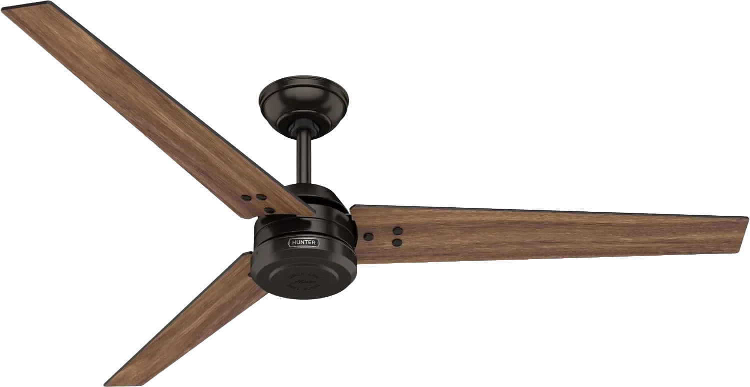Outdoor Hunter fan with Wood blades | Carpetland USA Granite & Flooring