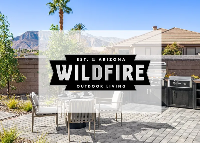 Wildfire Outdoor Logo | Carpetland USA Granite & Flooring