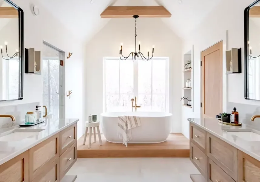 Modern Bathroom | Carpetland USA Granite & Flooring